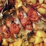 Peixe Assado no Forno, ótimo para noites frias