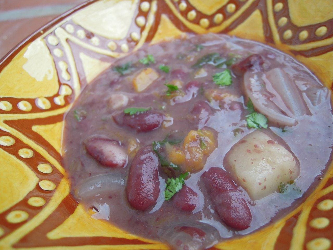 Sopa da Pedra Vegetariana, experimentar porque não?