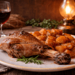 Cabrito assado no forno