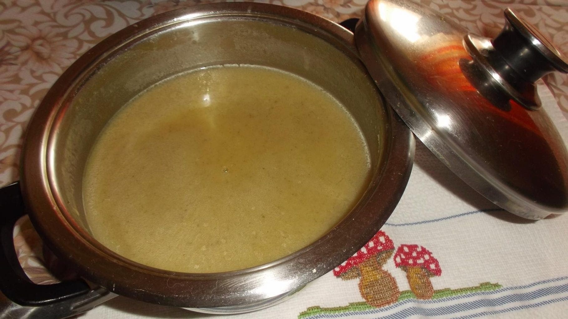 Sopa de Feijão verde e abóbora da Graça Medeiros