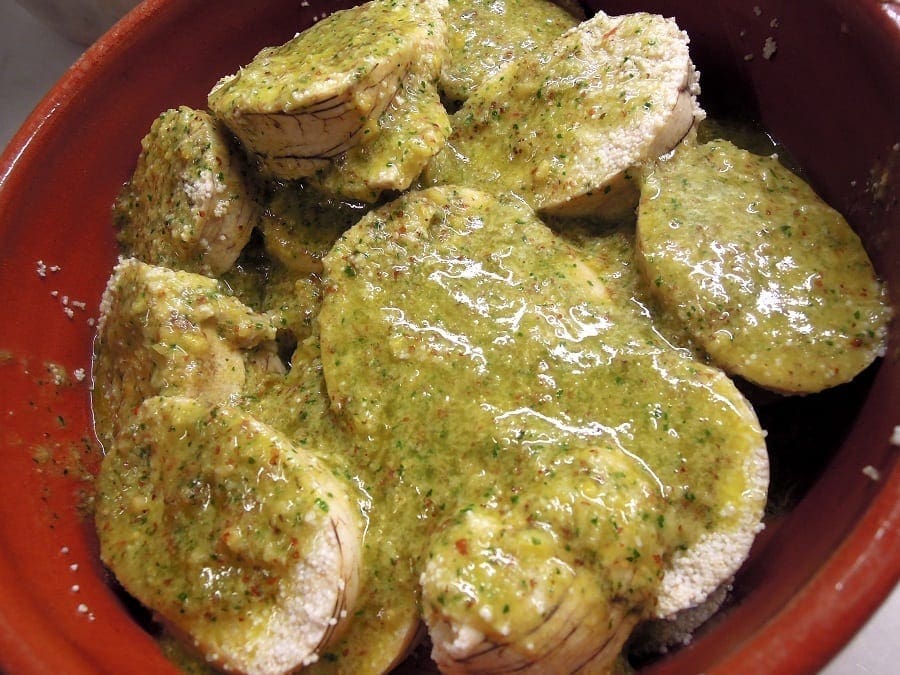 Ovas com molho verde, uma descoberta para o meu paladar