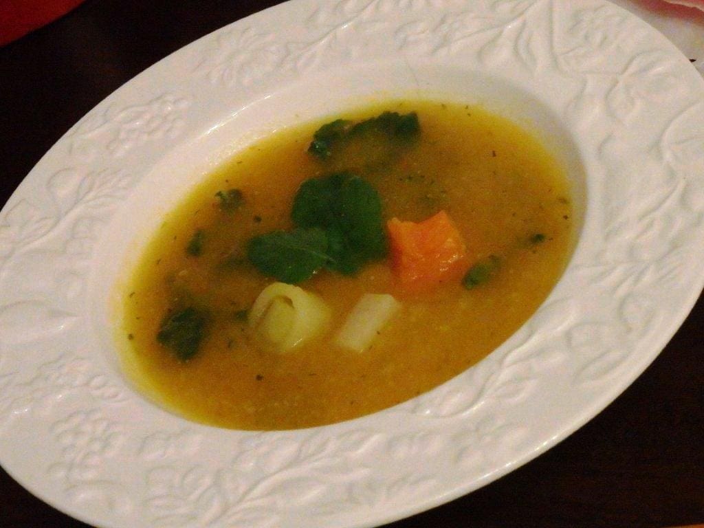 Grafe e Faca Sopa de Saramagos e legumes