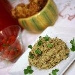Migas d'alho e coentros, como acompanhamento ou não