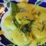 Batatas com açafrão