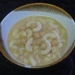 Sopa de grão com massa
