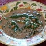 Sopa do Frade com Espinafres e Coentros