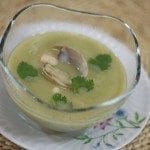Sopa de amêijoas com feijão branco