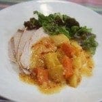 Lombo de Peru com Batatas e tudo! Assado no forno