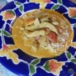 Caril de frango com laranja