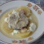 Fricassé de pescada com lima