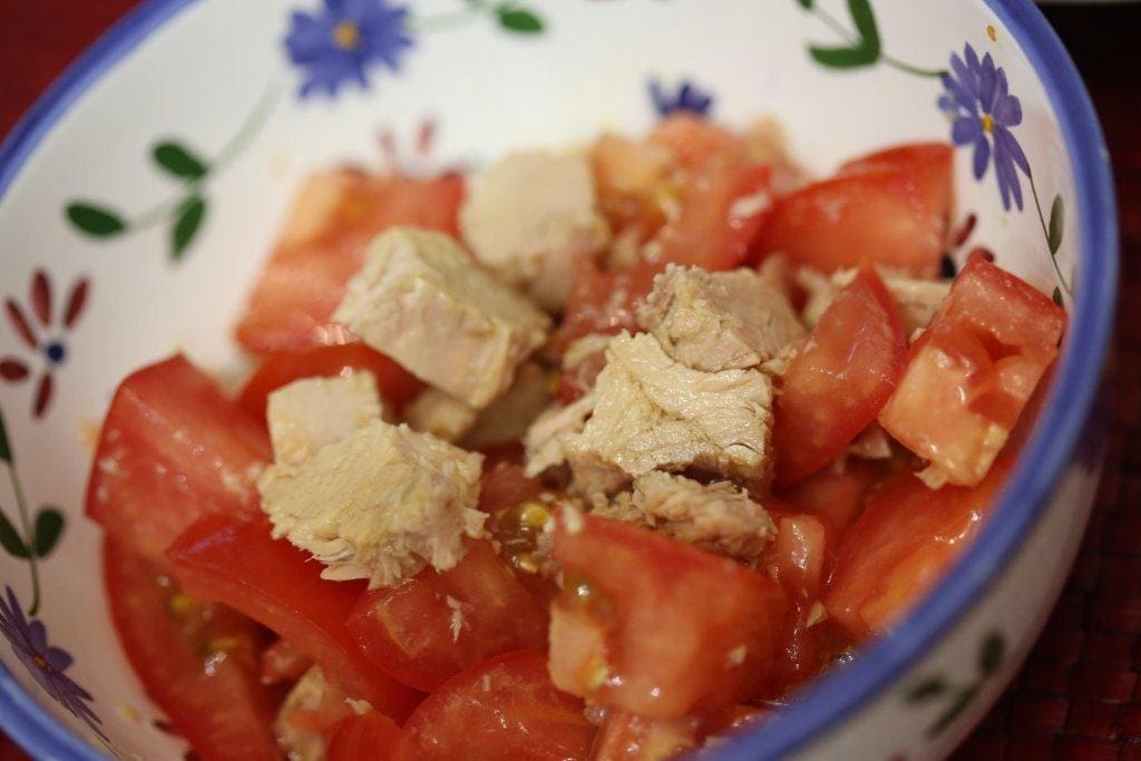 Salada de Atum com Tomate