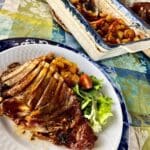 Cabrito assado no forno
