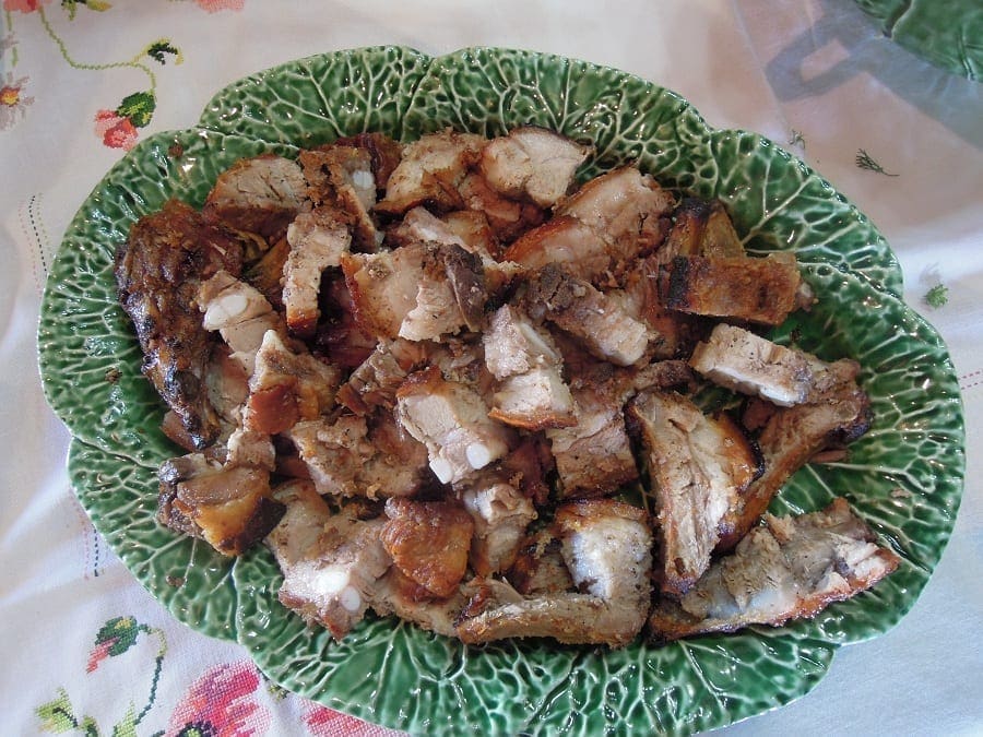 Entrecosto no forno