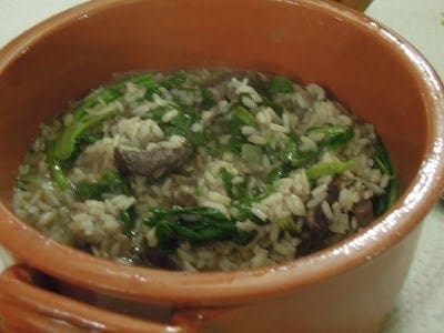 Arroz de Porco com Grelos, uma refeição à maneira